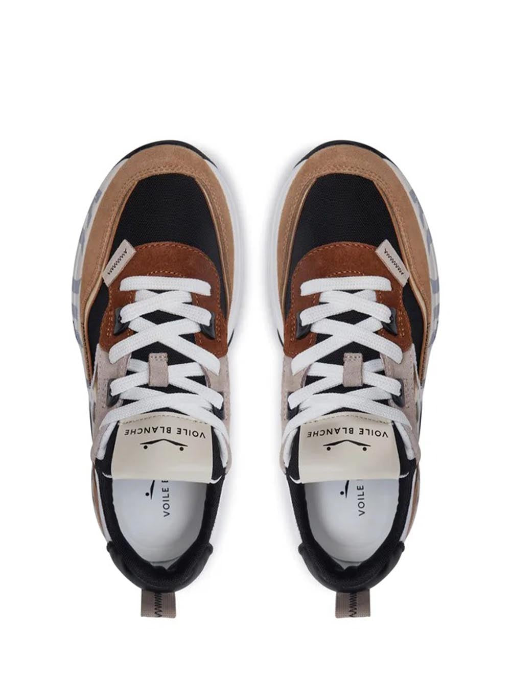 VOILE BLANCHE Sneaker Donna 2017475-05 Beige nero