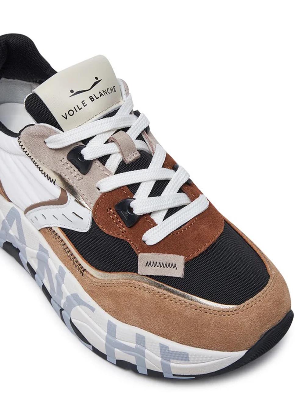 VOILE BLANCHE Sneaker Donna 2017475-05 Beige nero