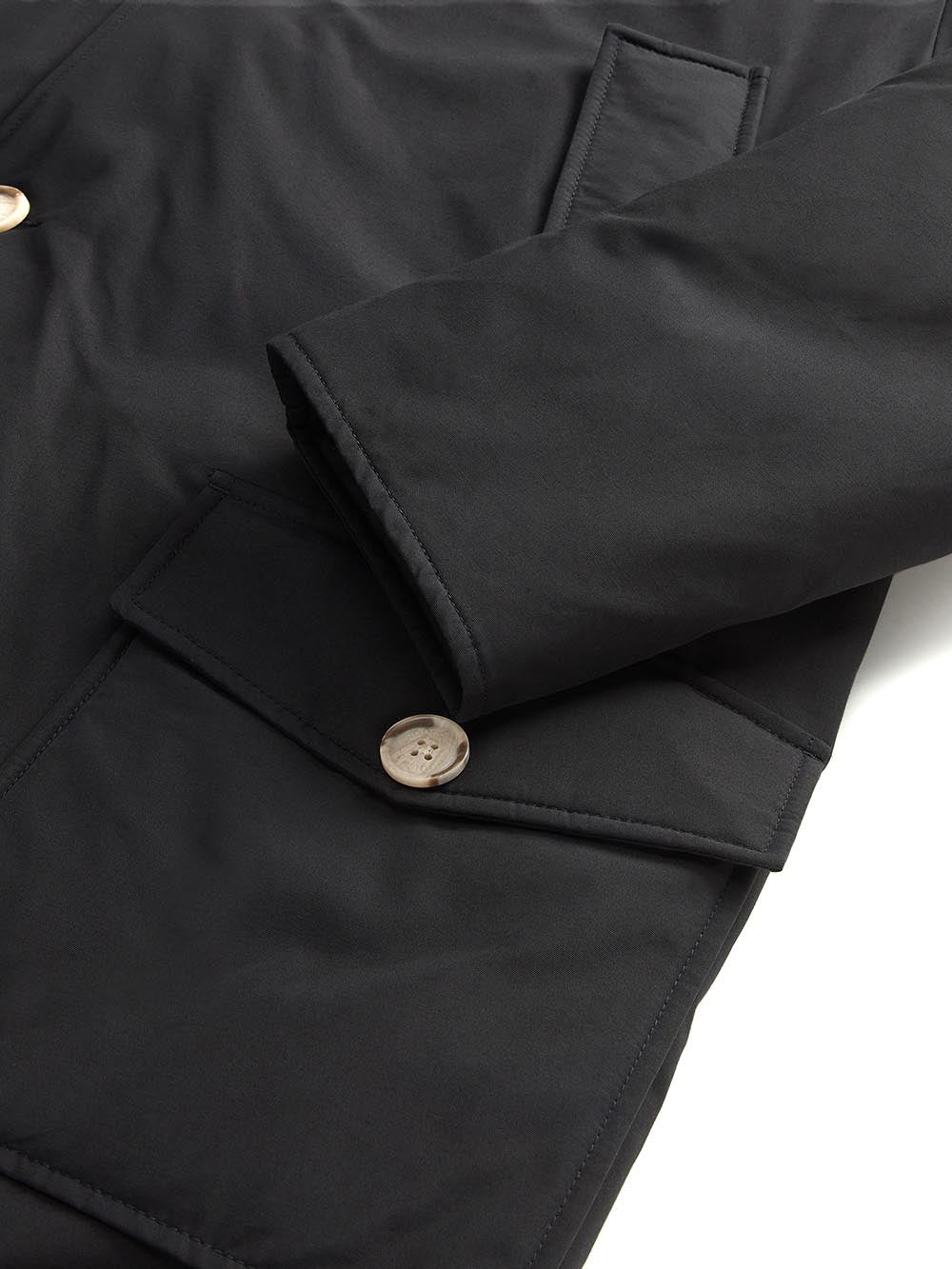 ARCTIC DETACHABLE FUR PARKA Woolrich Giubbino Uomo Cfwoou0482mhut0001 Nero