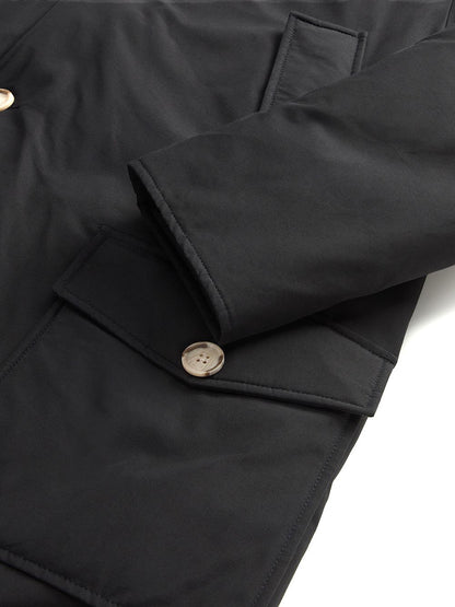 ARCTIC DETACHABLE FUR PARKA Woolrich Giubbino Uomo Cfwoou0482mhut0001 Nero