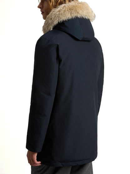 ARCTIC DETACHABLE FUR PARKA Woolrich Giubbino Uomo Cfwoou0482mhut0001 Blu