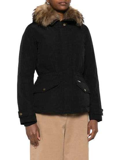 GRACE FUR JACKET Woolrich Giubbino Donna Cfwwou2043frut5092 Nero