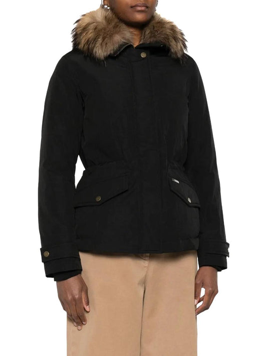 GRACE FUR JACKET Woolrich Giubbino Donna Cfwwou2043frut5092 Nero