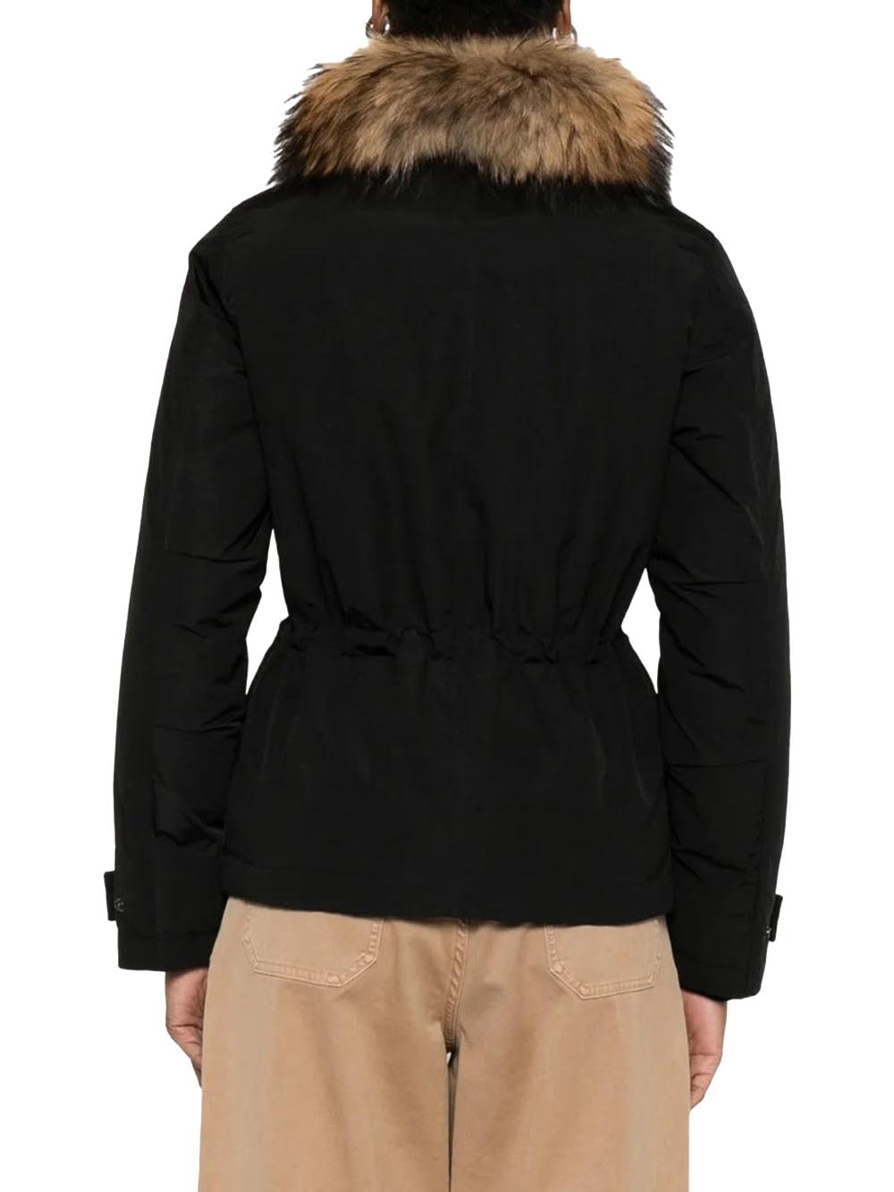 GRACE FUR JACKET Woolrich Giubbino Donna Cfwwou2043frut5092 Nero