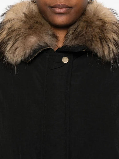 GRACE FUR JACKET Woolrich Giubbino Donna Cfwwou2043frut5092 Nero