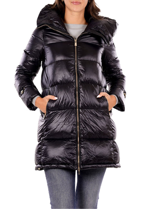 Yes Zee Cappotto Donna O012 O100 Nero