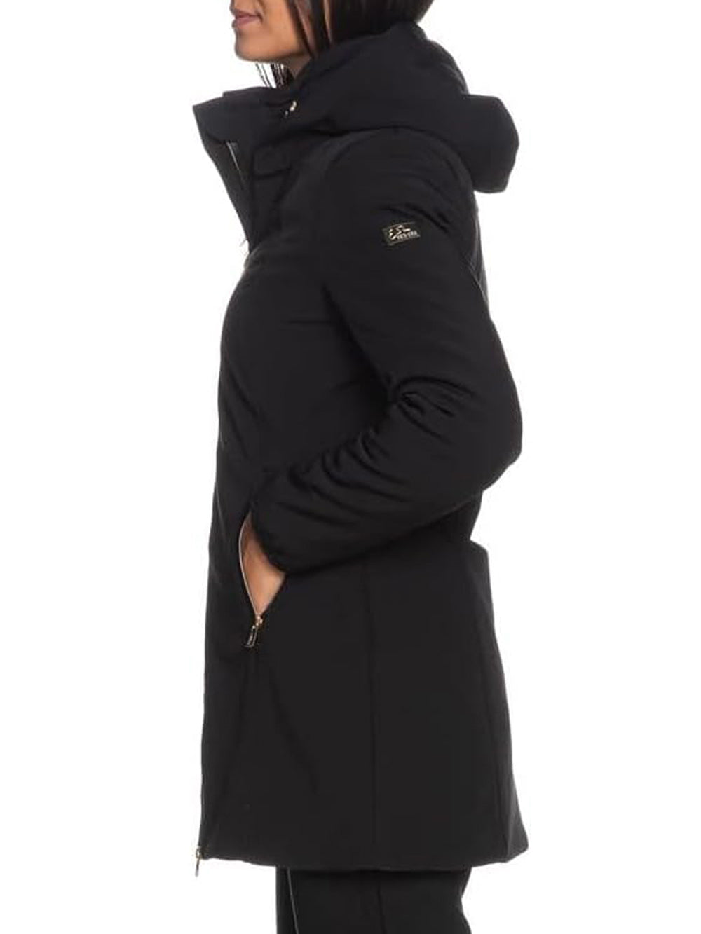 Yes Zee Cappotto Donna O047 L300 Nero