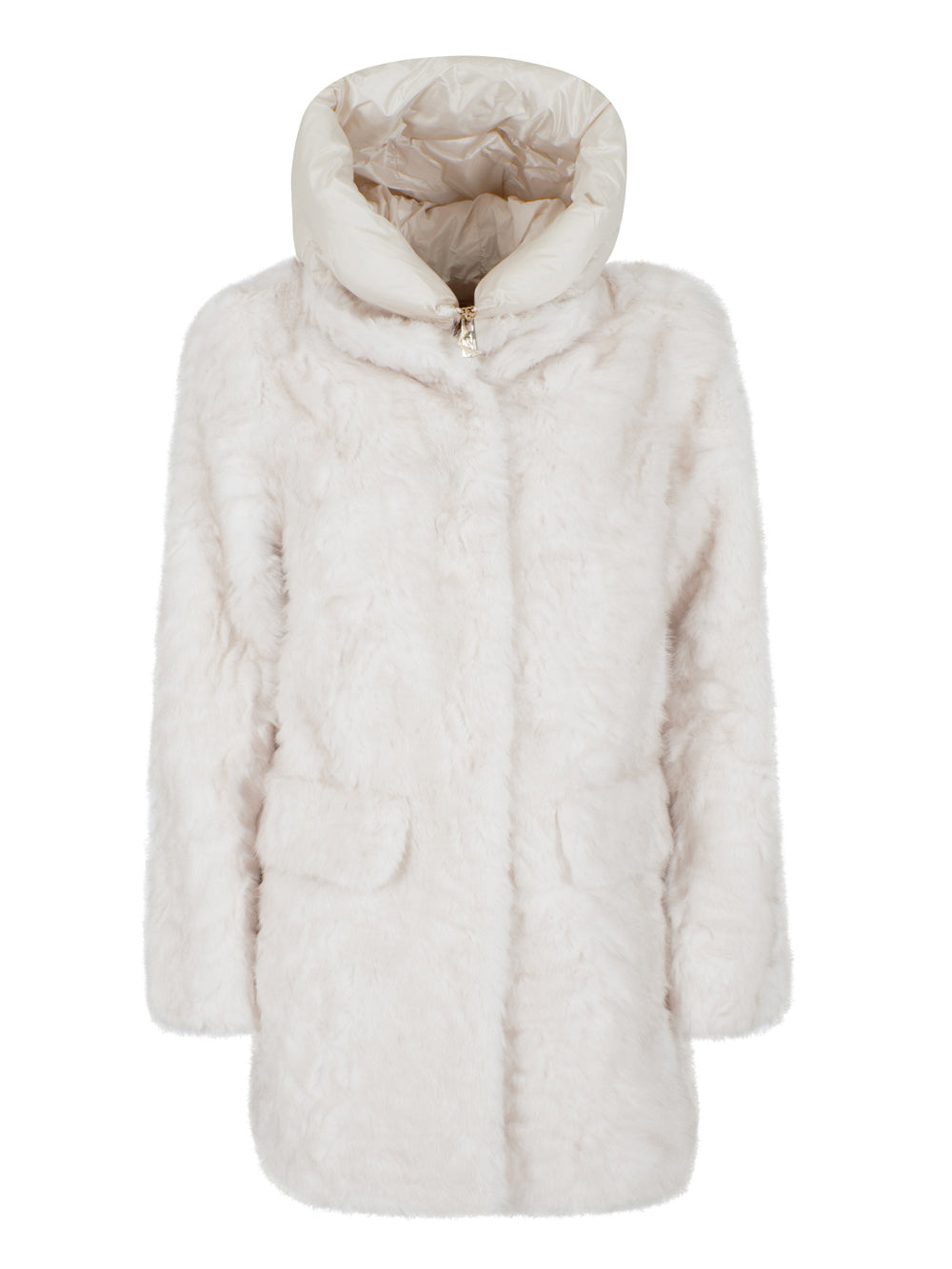 Yes Zee Cappotto Donna O060 Kl00 Avorio