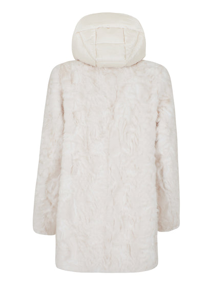 Yes Zee Cappotto Donna O060 Kl00 Avorio