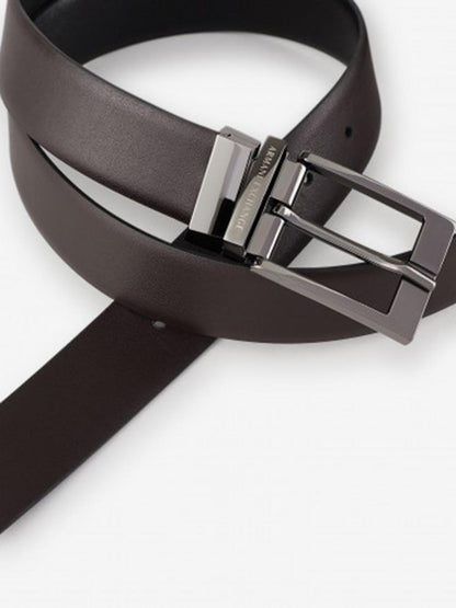 Armani Exchange Cintura Uomo 951060 Cc236 Nero/marrone