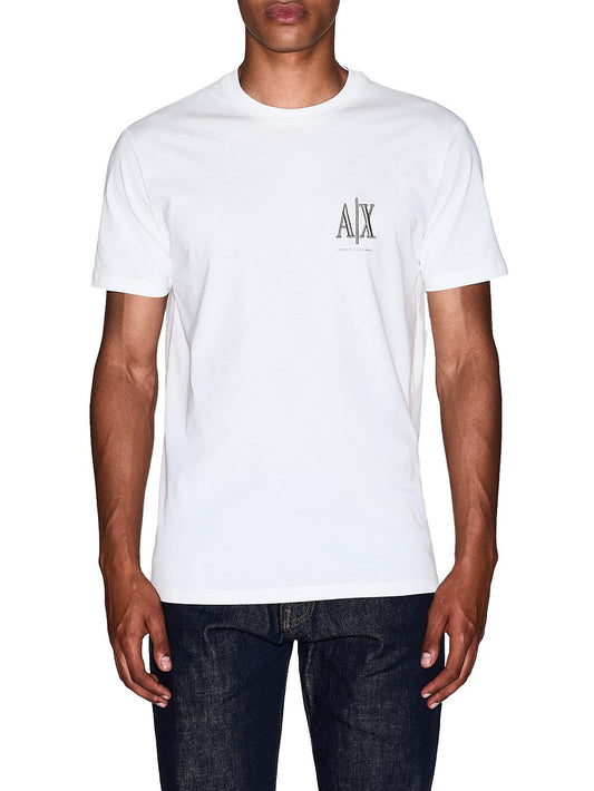 Armani Exchange T-shirt Uomo Xm000365 Af12308 Panna