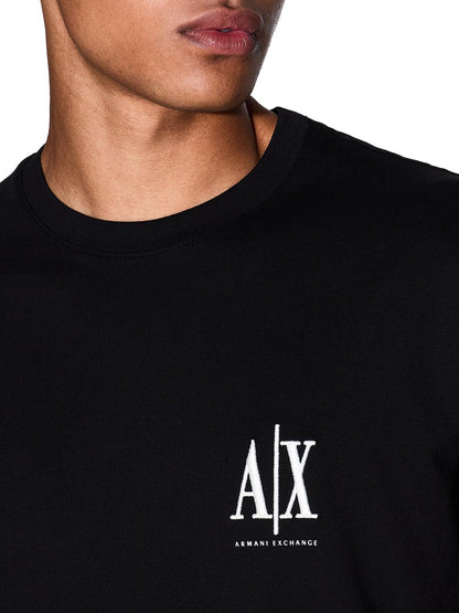 Armani Exchange T-shirt Uomo Xm000365 Af12308 Nero