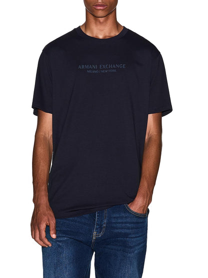 Armani Exchange T-shirt Uomo Xm001280 Af10361 Blu