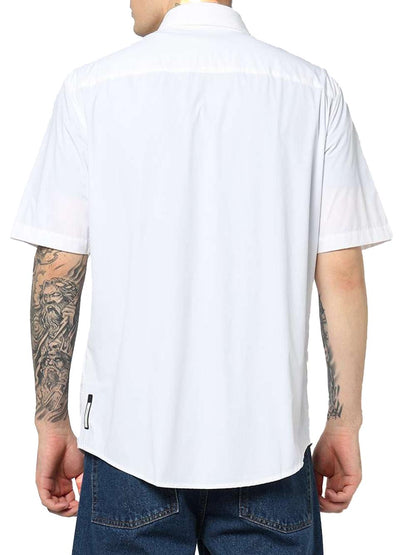Armani Exchange Camicia Uomo Xm001566 Af19193 Panna