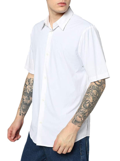 Armani Exchange Camicia Uomo Xm001566 Af19193 Panna