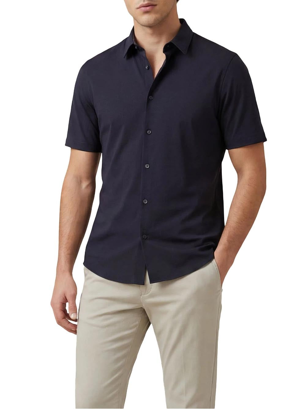Armani Exchange Camicia Uomo Xm001566 Af19193 Blu