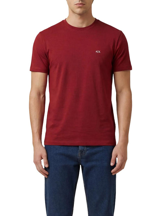 Armani Exchange T-shirt Uomo Xm001568 Af10358 Bordeaux