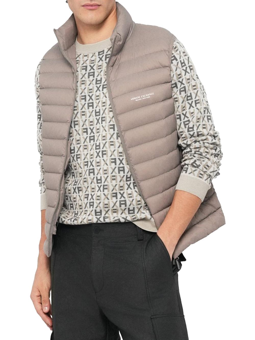 Armani Exchange Smanicato Uomo Xm001576 Af16927 Grigio