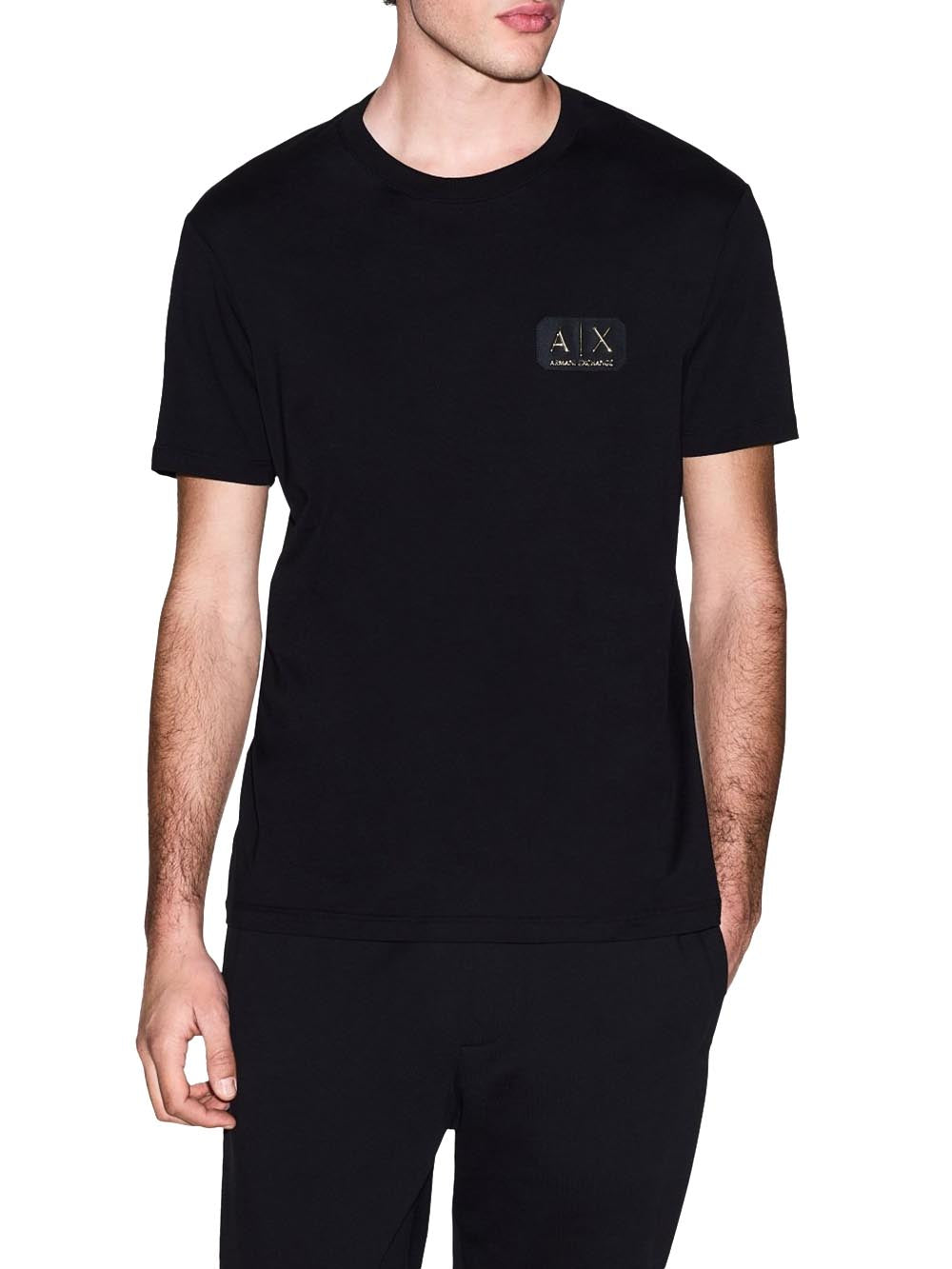 Armani Exchange T-shirt Uomo Xm002178 Af12308 Nero