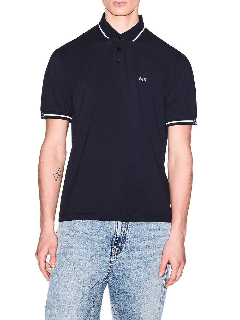 Armani Exchange Polo Uomo Xm002356 Af13026 Blu