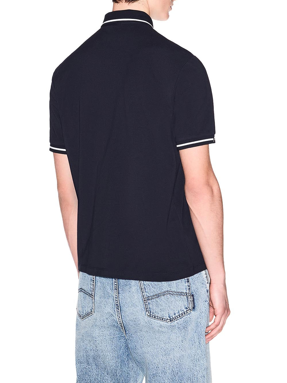 Armani Exchange Polo Uomo Xm002356 Af13026 Blu