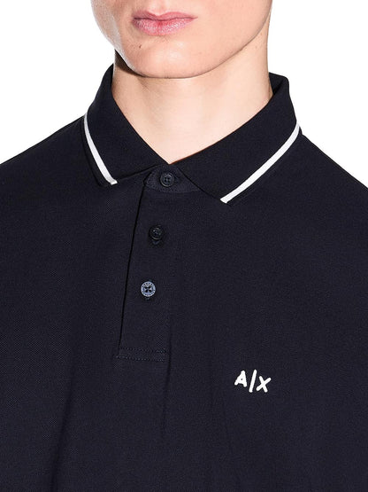 Armani Exchange Polo Uomo Xm002356 Af13026 Blu