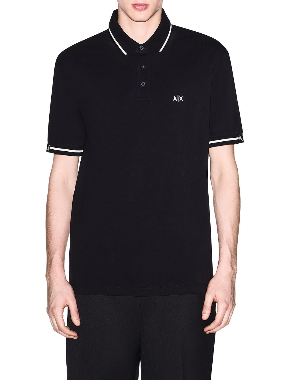 Armani Exchange Polo Uomo Xm002356 Af13026 Nero