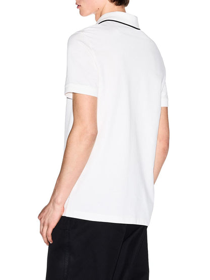 Armani Exchange Polo Uomo Xm002401 Af10366 Panna