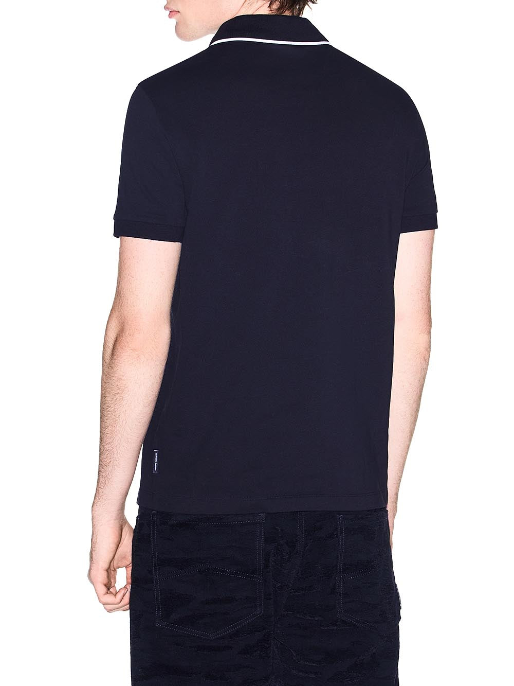 Armani Exchange Polo Uomo Xm002401 Af10366 Blu