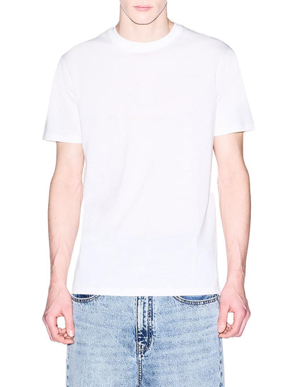 Armani Exchange T-shirt Uomo Xm002450 Af10356 Panna