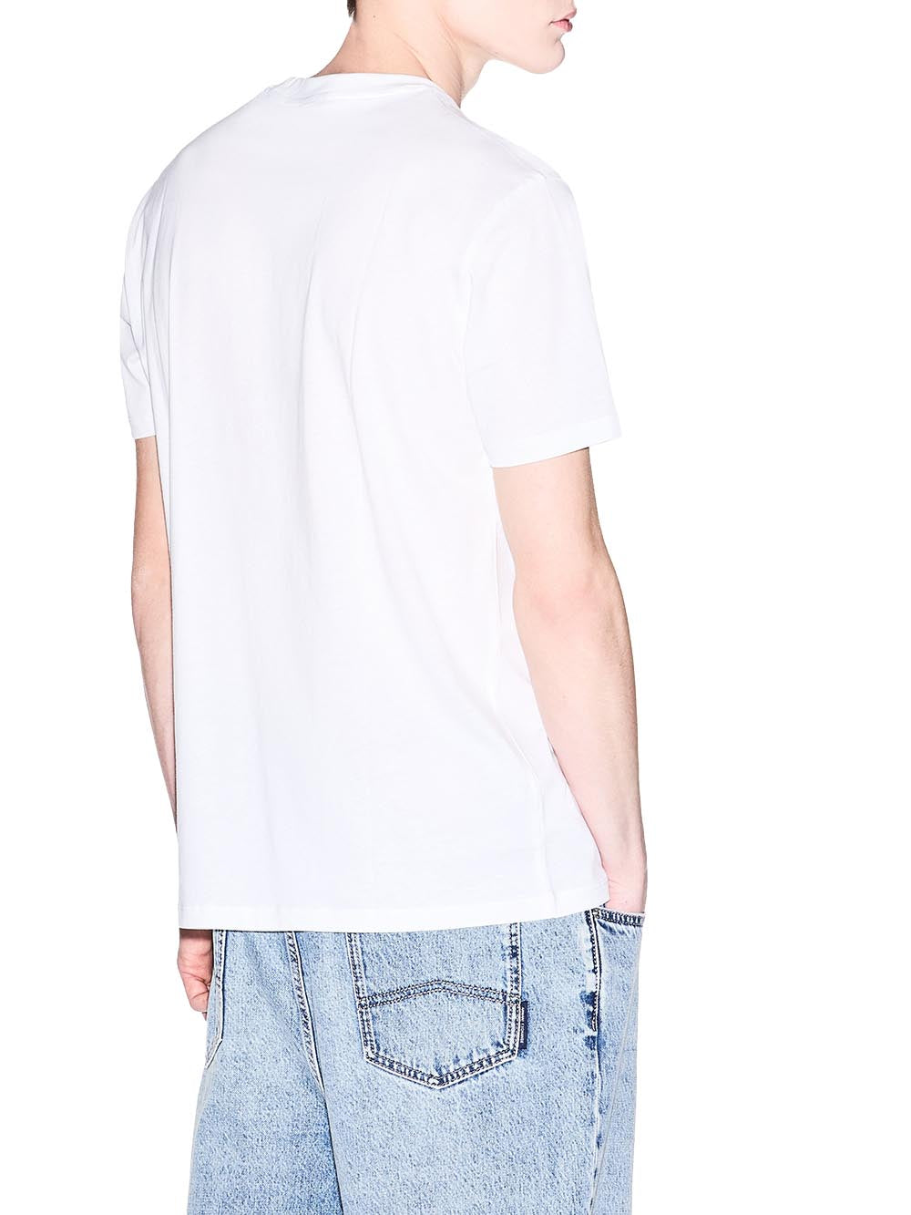 Armani Exchange T-shirt Uomo Xm002450 Af10356 Panna