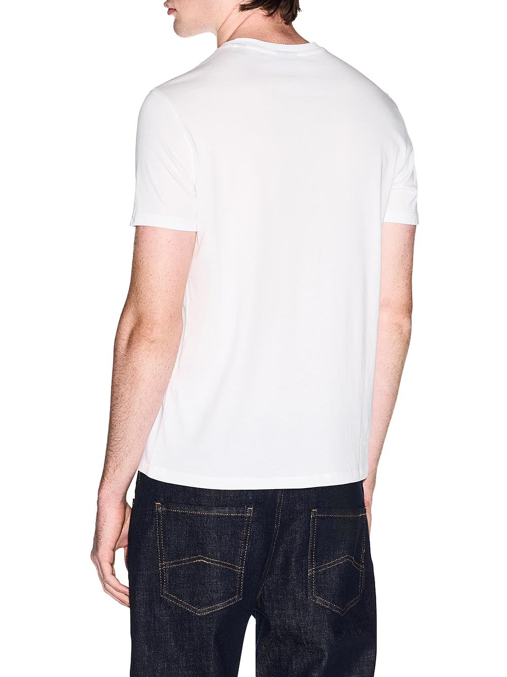 Armani Exchange T-shirt Uomo Xm002467 Af10356 Panna