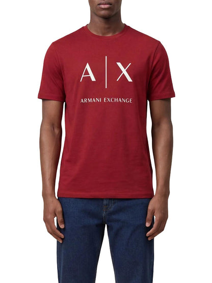Armani Exchange T-shirt Uomo Xm002683 Af10356 Bordeaux
