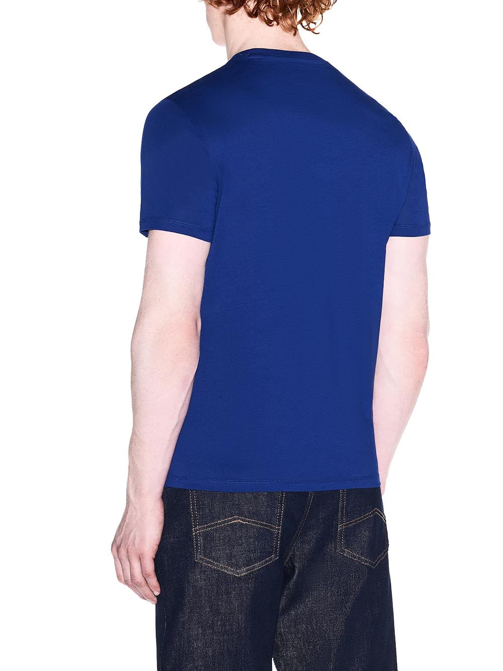 Armani Exchange T-shirt Uomo Xm002683 Af10356 Bluette