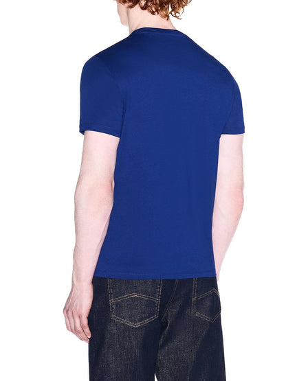 Armani Exchange T-shirt Uomo Xm002683 Af10356 Bluette