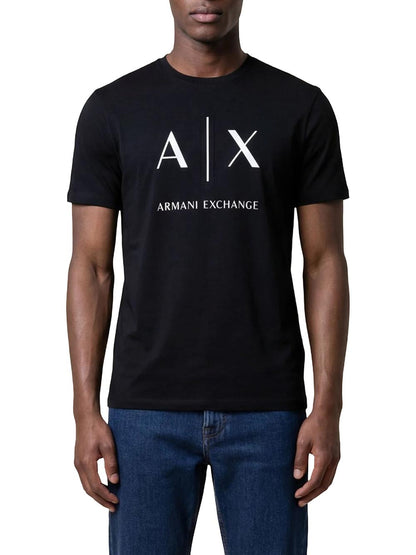 Armani Exchange T-shirt Uomo Xm002683 Af10356 Nero