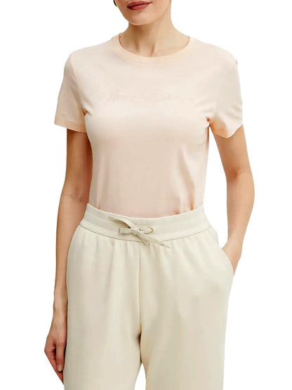 Armani Exchange T-shirt Donna Xw000839 Af10356 Rosa