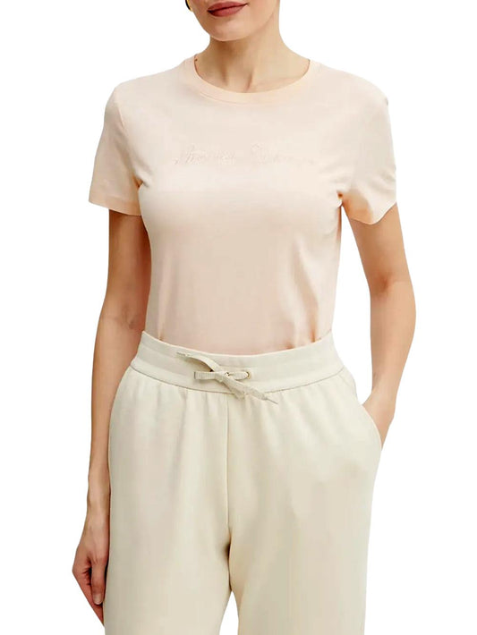 Armani Exchange T-shirt Donna Xw000839 Af10356 Rosa