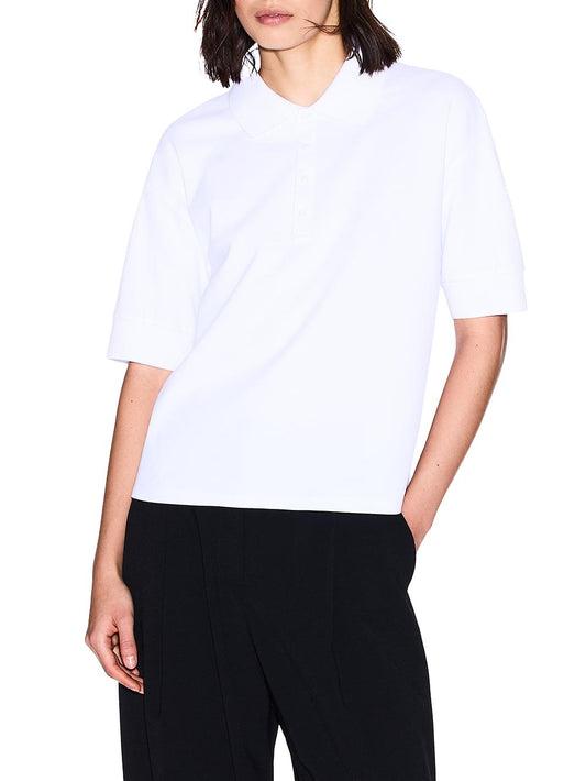 Armani Exchange Polo Donna Xw000887 Af10819 Bianco