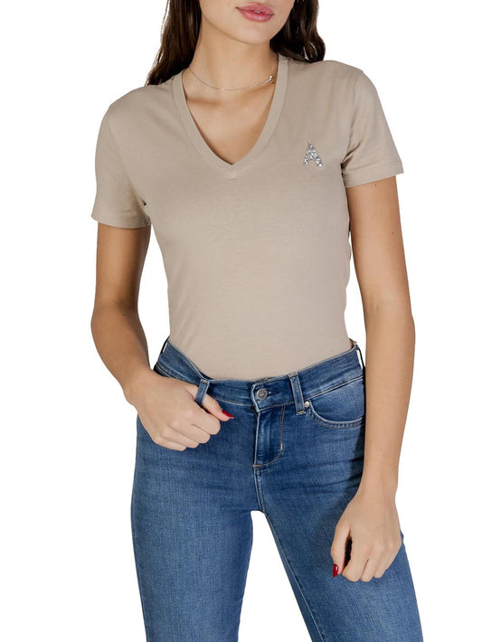 Armani Exchange T-shirt Donna Xw002330 Af10356 Sabbia
