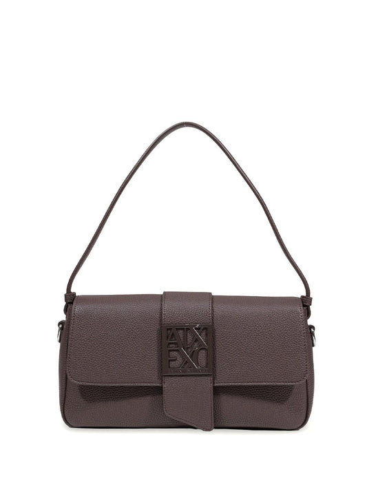 Armani Exchange Borsa a Spalla Donna Xw002592 Af11902 Marrone scuro