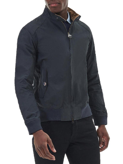 RECTIFIER HARRINGTON CASUAL Barbour International Giubbino Uomo Mca0427 Blu
