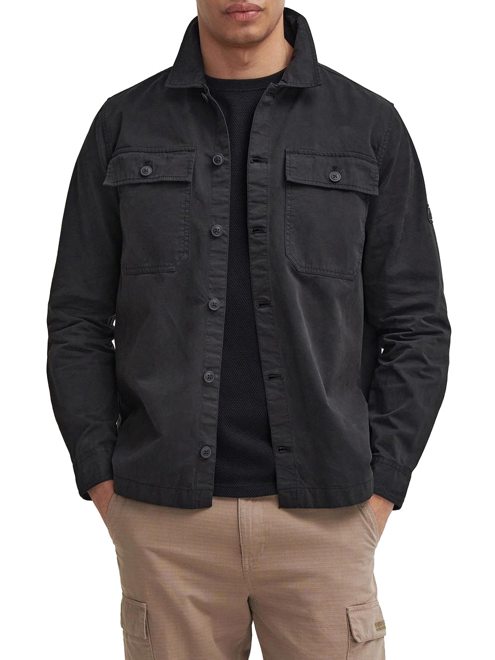 Barbour International Camicia Uomo Mos0390 Nero