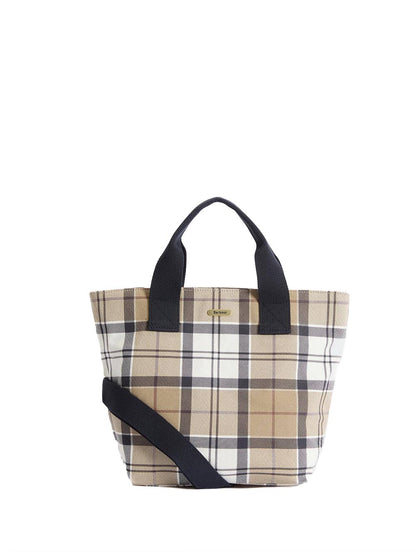 MAISY TARTAN TOTE BAG Barbour Borsa a Mano Donna Lba0468 Panna/Beige