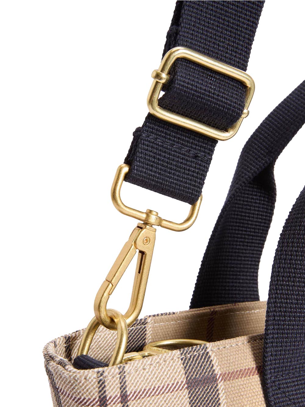 MAISY TARTAN TOTE BAG Barbour Borsa a Mano Donna Lba0468 Panna/Beige