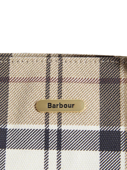 MAISY TARTAN TOTE BAG Barbour Borsa a Mano Donna Lba0468 Panna/Beige