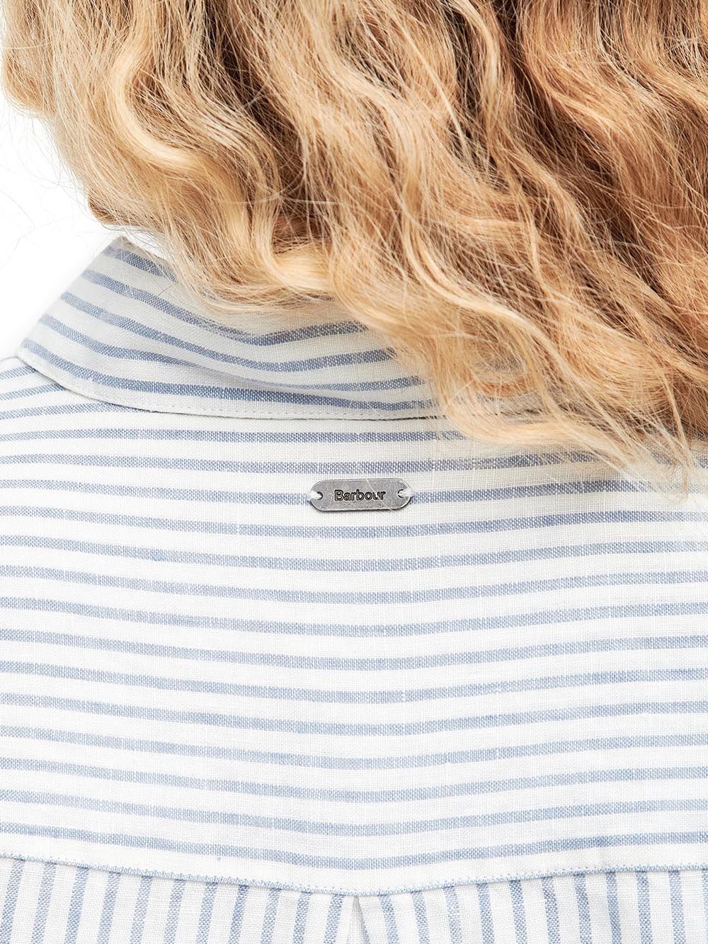 MARINE SHIRT Barbour Camicia Donna Lsh1315 Bianco/celeste