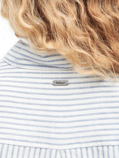 MARINE SHIRT Barbour Camicia Donna Lsh1315 Bianco/celeste