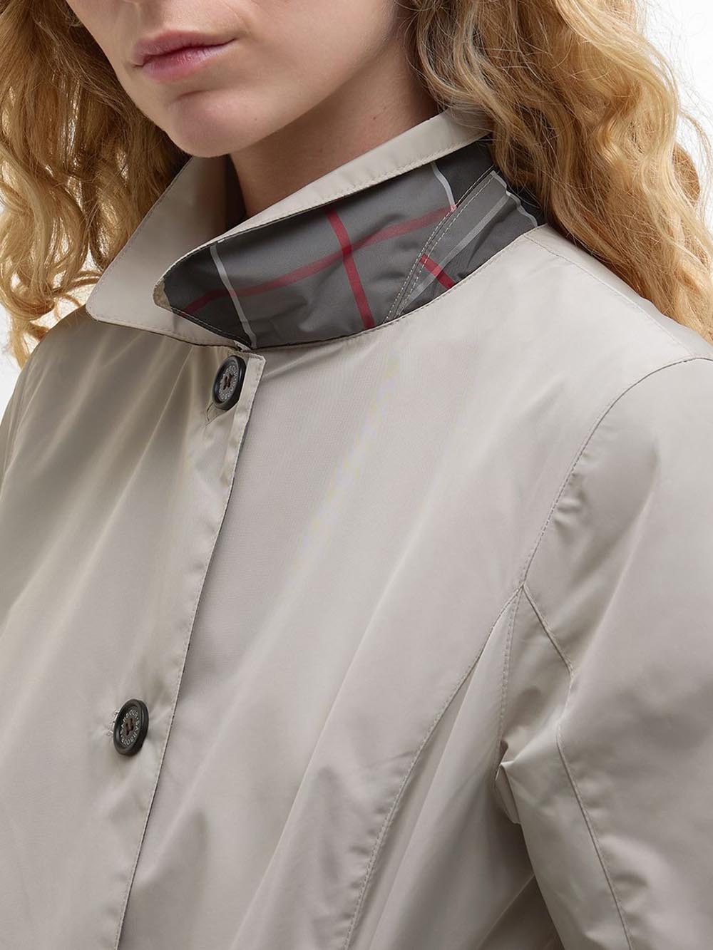BABBITY SHOWERPROOF Barbour Impermeabile Donna Lsp0233 Beige