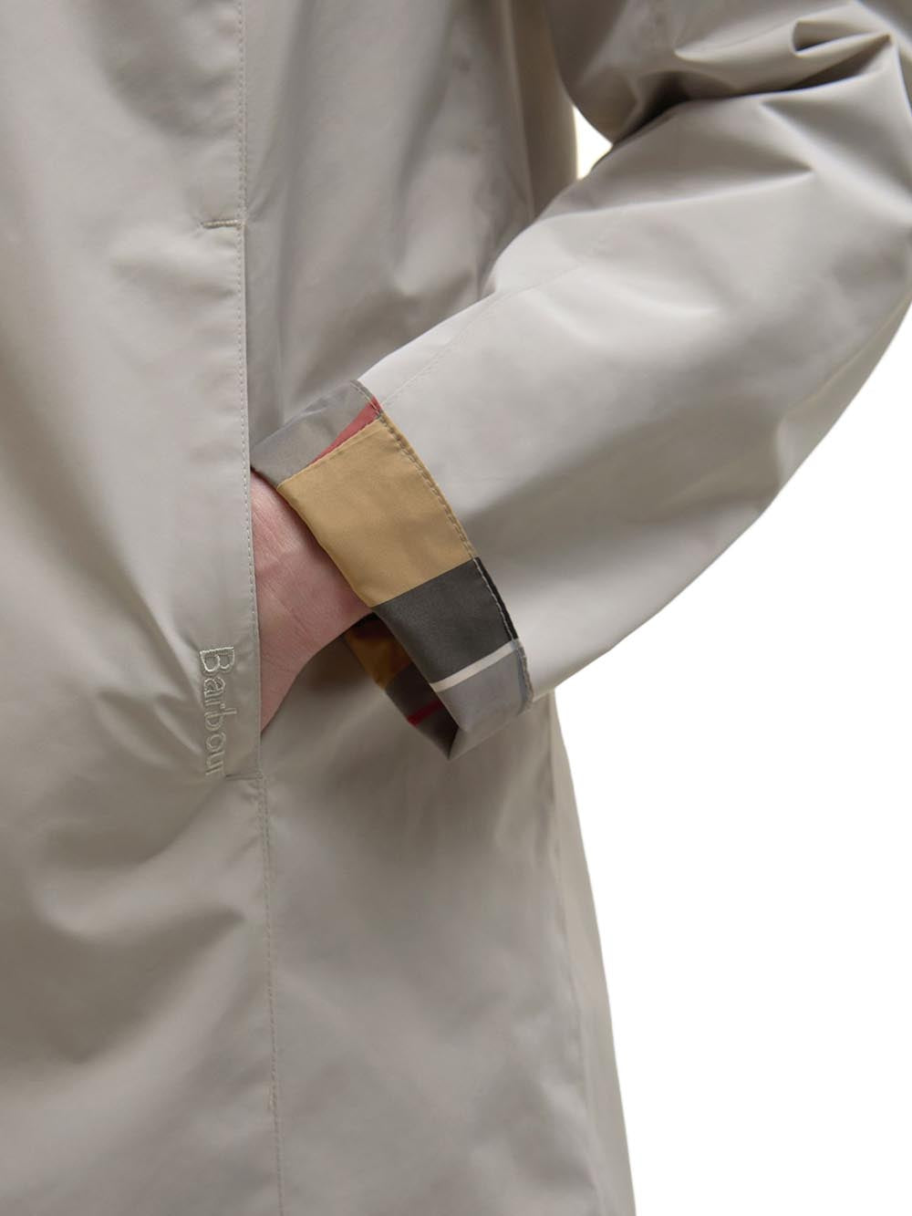 BABBITY SHOWERPROOF Barbour Impermeabile Donna Lsp0233 Beige